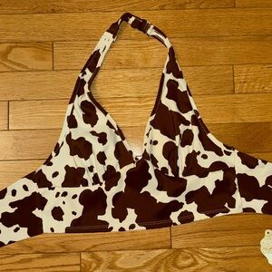 NWT Altard State Cow Print Crop Top